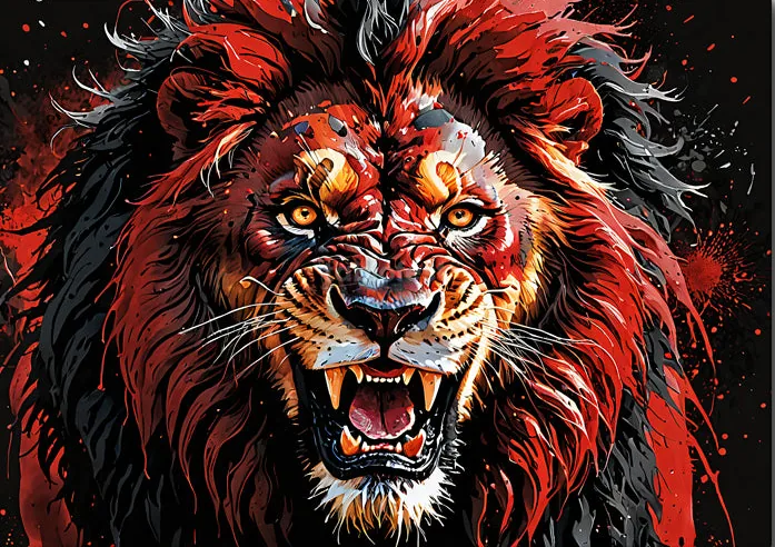 Kükreyen Aslan
